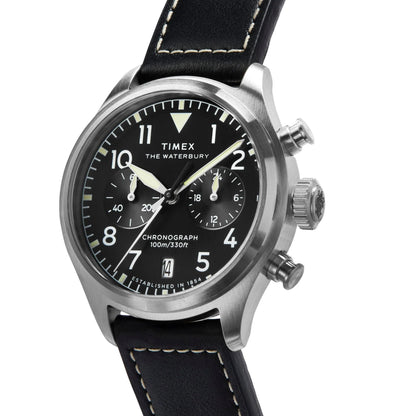 TIMEX Waterbury Traditional Black Round Dial Analog Men's Watch - TW2Y19000UJ