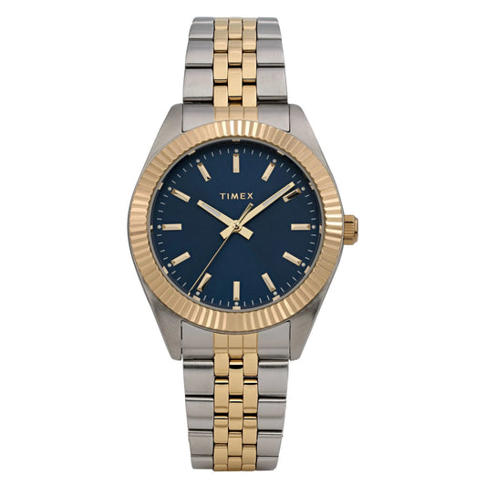 TIMEX Trend Legacy Blue Round Dial Analog Women's Watch - TW2Y20200IK