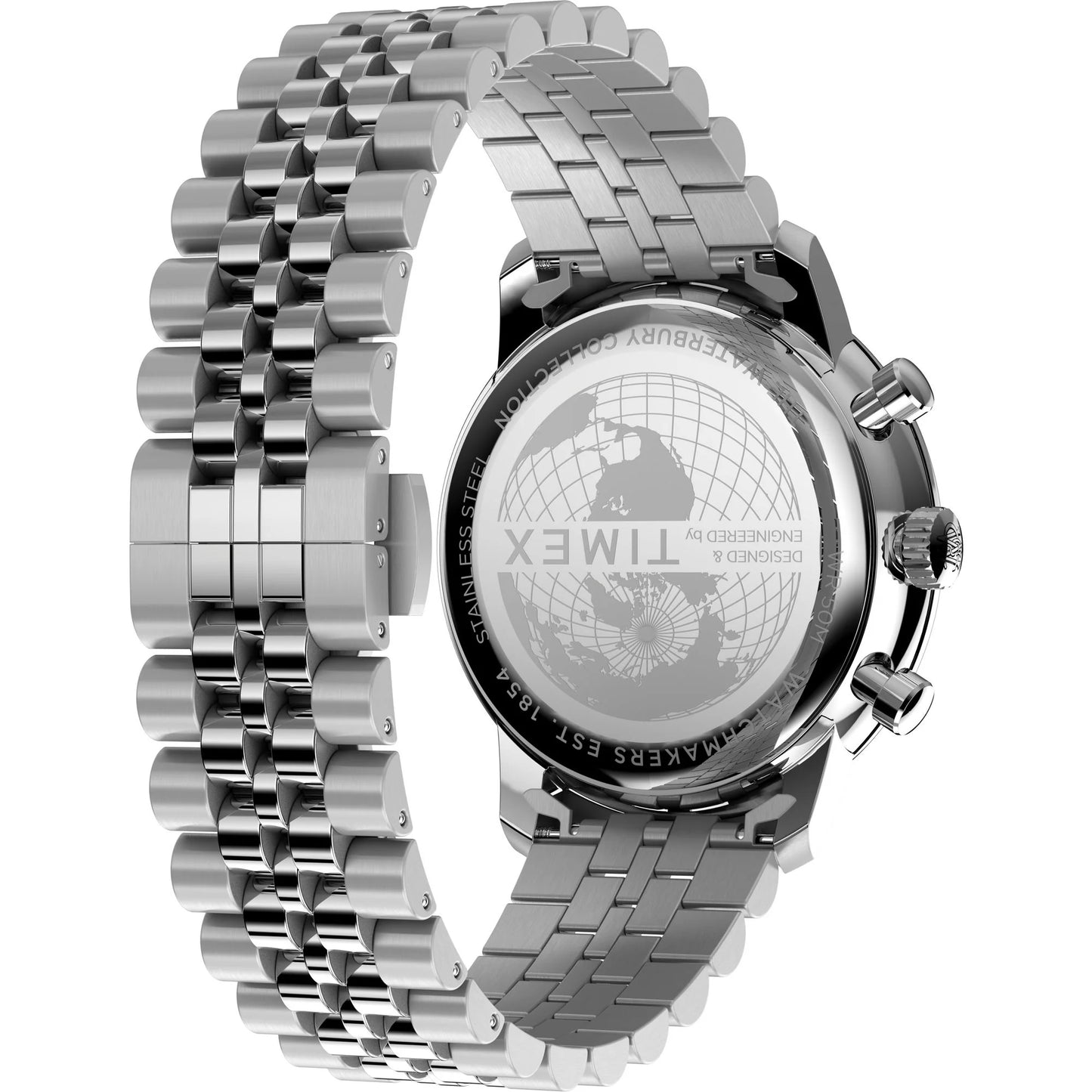 TIMEX Waterbury Black Round Dial Analog Men's Watch - TW2Y23400UJ