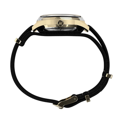 TIMEX Marlin Jet Black Round Dial Mechanical Automatic Men's Watch - TW2Y24300UJ