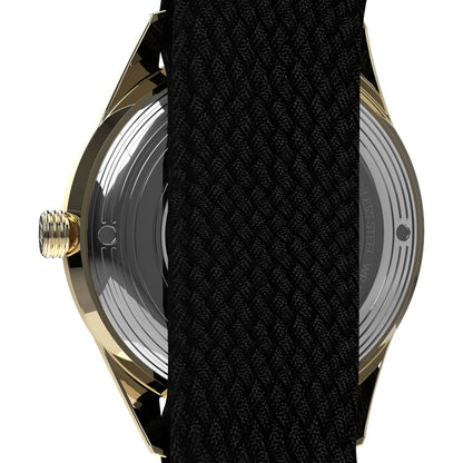 TIMEX Marlin Jet Black Round Dial Mechanical Automatic Men's Watch - TW2Y24300UJ