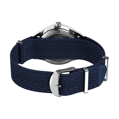 TIMEX Marlin Jet Blue Round Dial Mechanical Automatic Men's Watch - TW2Y24500UJ