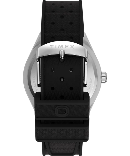 Q Timex Continental GMT 39mm Synthetic Rubber Watch TW2Y24900