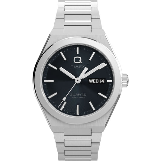 TIMEX Q Continental Black Round Dial Analog Men's Watch - TW2Y25000IK