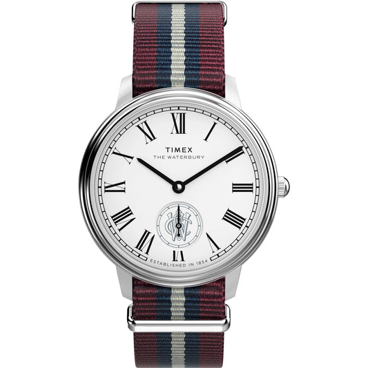 TIMEX Waterbury Silver-Tone Round Dial Analog Men's Watch - TW2Y27600UJ