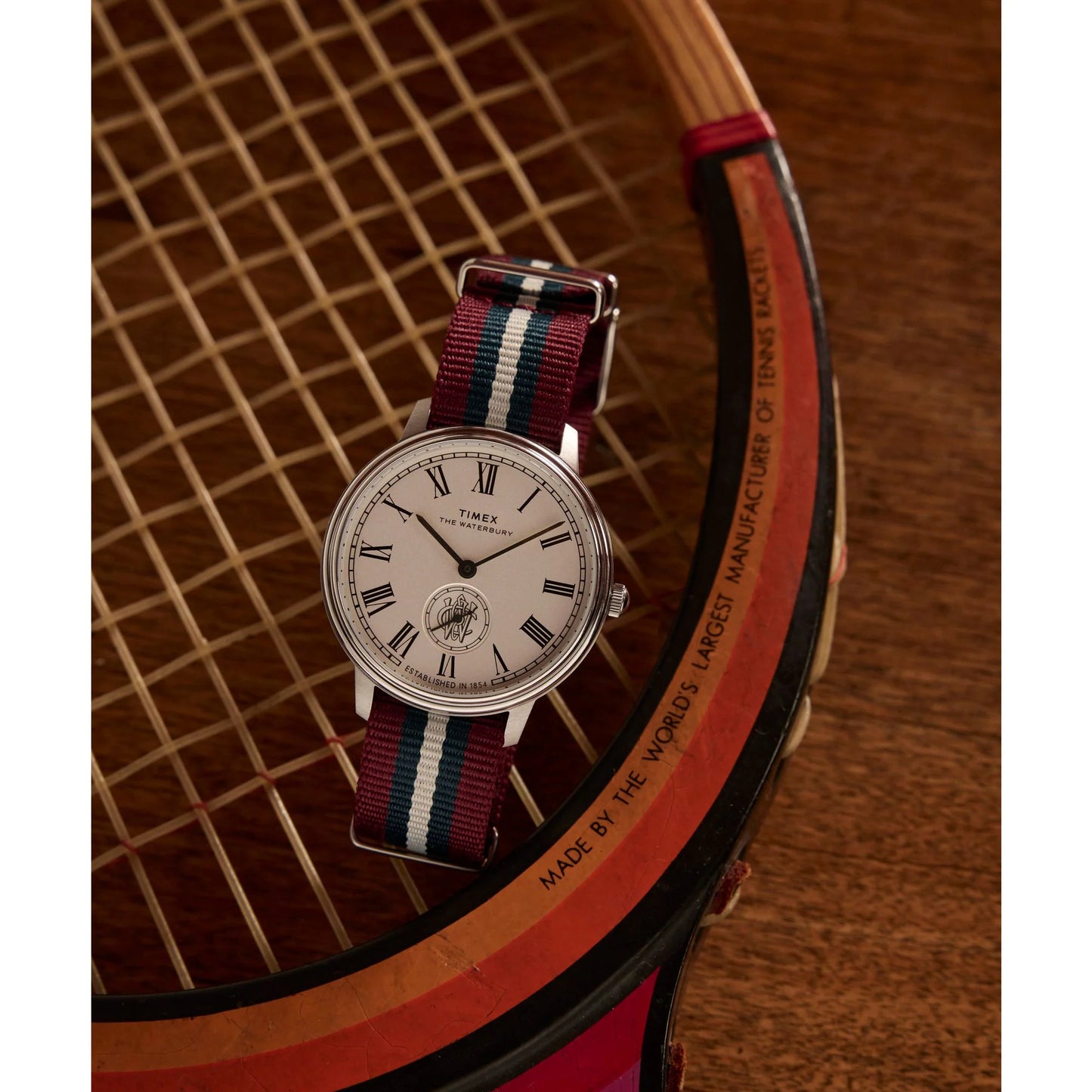 TIMEX Waterbury Silver-Tone Round Dial Analog Men's Watch - TW2Y27600UJ