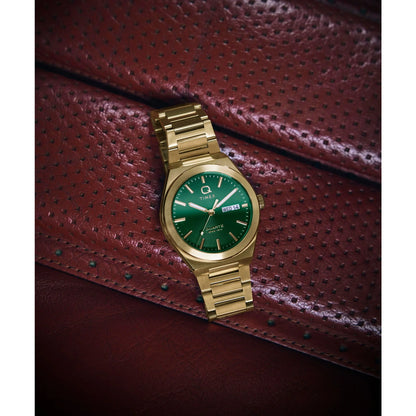 TIMEX Continental Green Round Dial Analog Men's Watch - TW2Y35100UJ