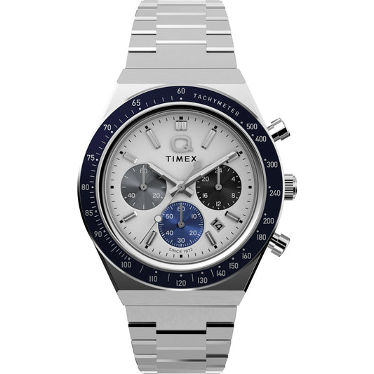 TIMEX Q Sport White Round Dial Analog Men's Watch - TW2Y36200UJ