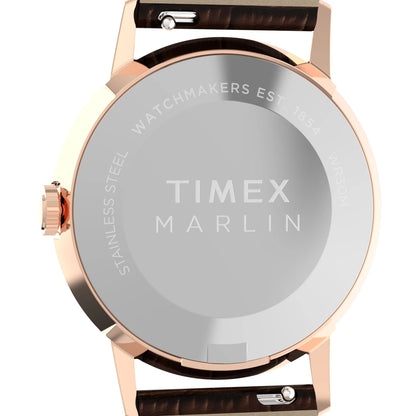 TIMEX Marlin Silver Round Dial Analog Unisex's Watch - TW2Y37700UJ
