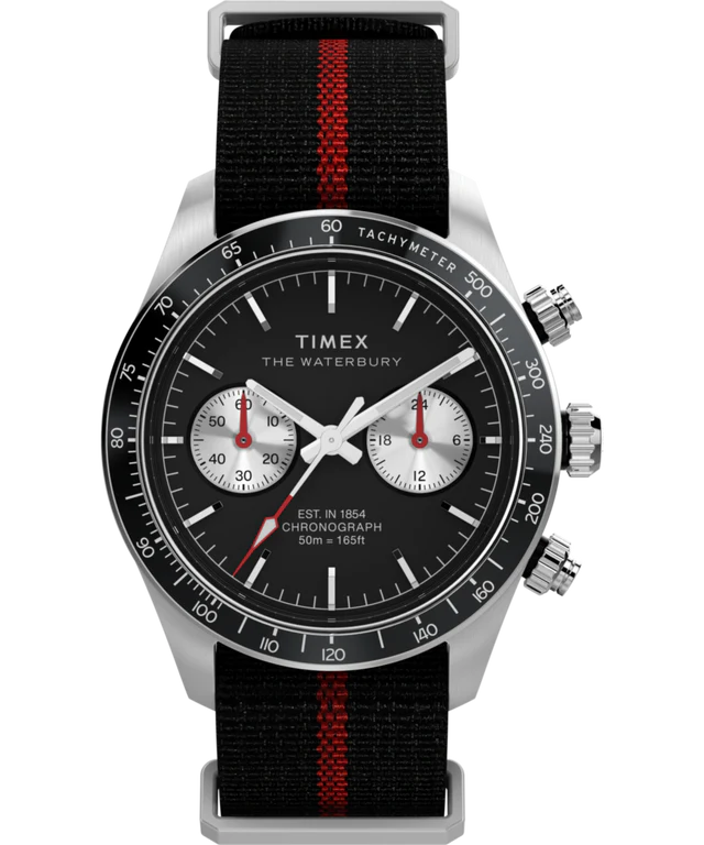 Waterbury Heritage Chronograph 39mm Fabric Strap Watch TW2Y38900