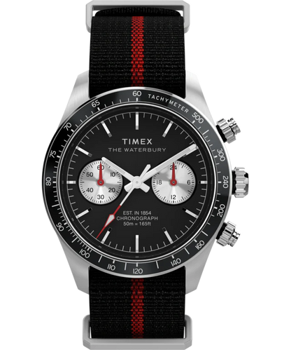 Waterbury Heritage Chronograph 39mm Fabric Strap Watch TW2Y38900