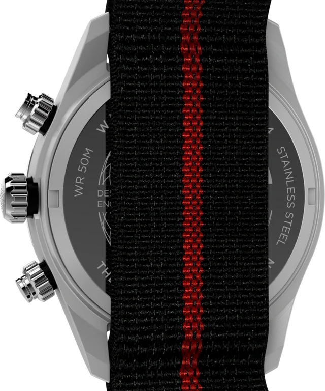 Waterbury Heritage Chronograph 39mm Fabric Strap Watch TW2Y38900