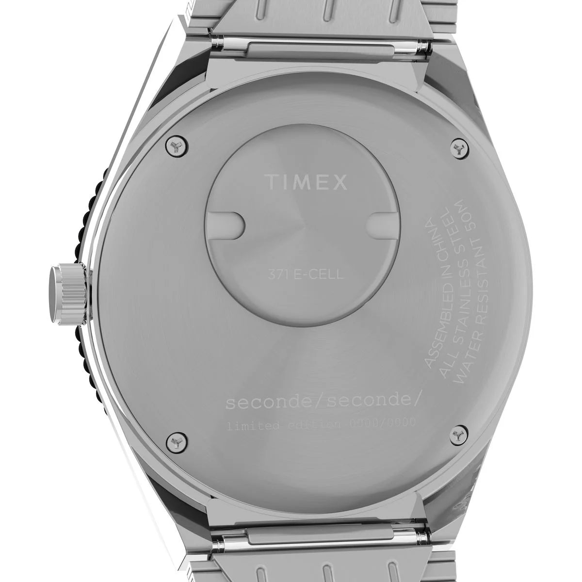 Timex x seconde/seconde/ 38mm Stainless Steel Bracelet Watch - TW2Y48100X6