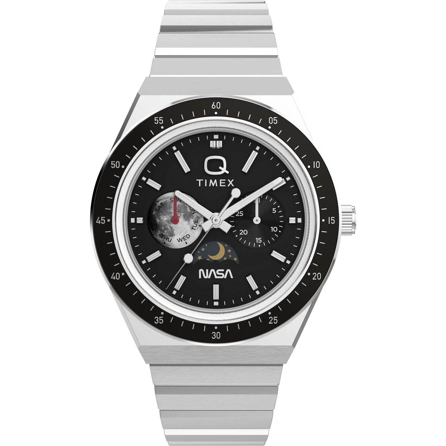 Q Timex NASA 40mm Stainless Steel Bracelet Watch - TW2Y56700UJ