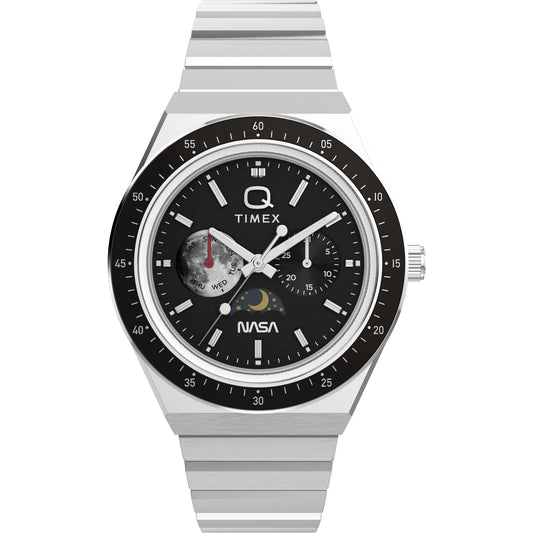 Q Timex NASA 40mm Stainless Steel Bracelet Watch - TW2Y56700UJ