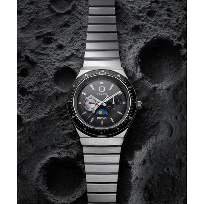 Q Timex NASA 40mm Stainless Steel Bracelet Watch - TW2Y56700UJ