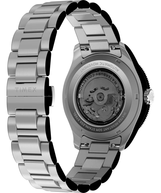 Waterbury Heritage Automatic GMT 41.5mm Stainless Steel Bracelet Watch TW2Y60800