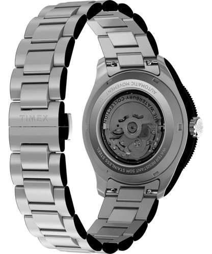 Waterbury Heritage Automatic GMT 41.5mm Stainless Steel Bracelet Watch TW2Y60800