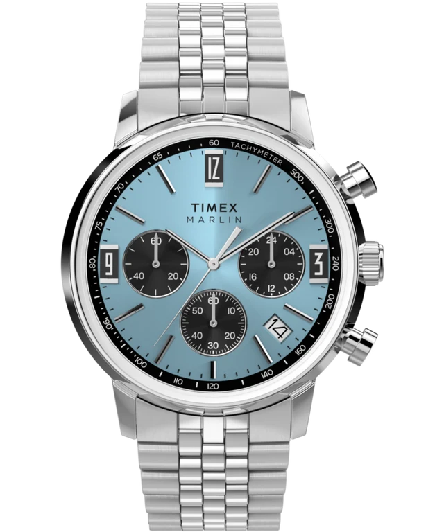 Marlin® Chronograph Tachymeter 40mm Stainless Steel Bracelet Watch TW2Y66500