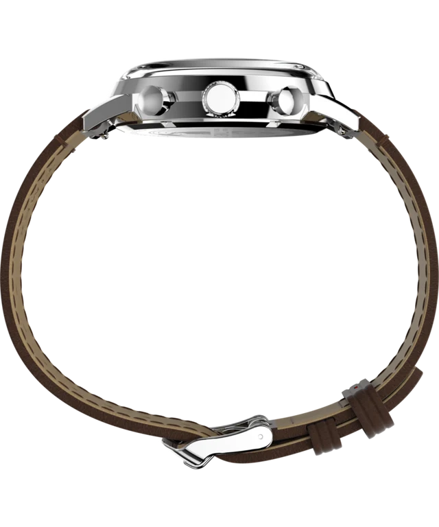 Marlin® Chronograph Tachymeter 40mm Leather Strap Watch TW2Y66600