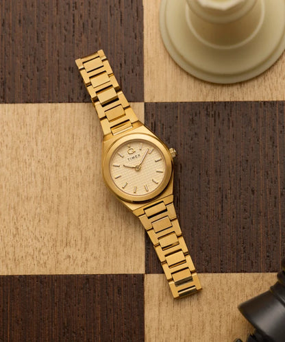 Q Timex® Continental Mini 24mm Stainless Steel Bracelet Watch TW2Y68300
