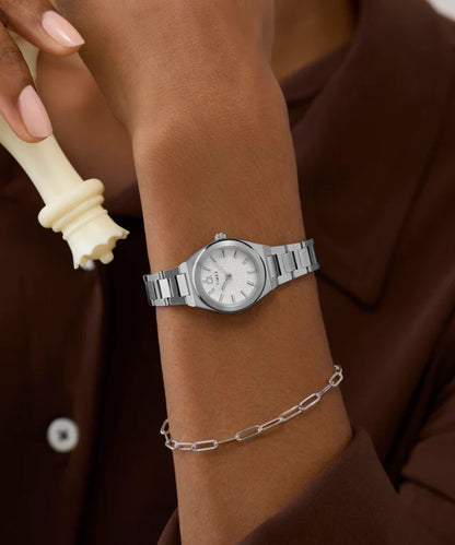 Q Timex® Continental Mini 24mm Stainless Steel Bracelet Watch TW2Y68500