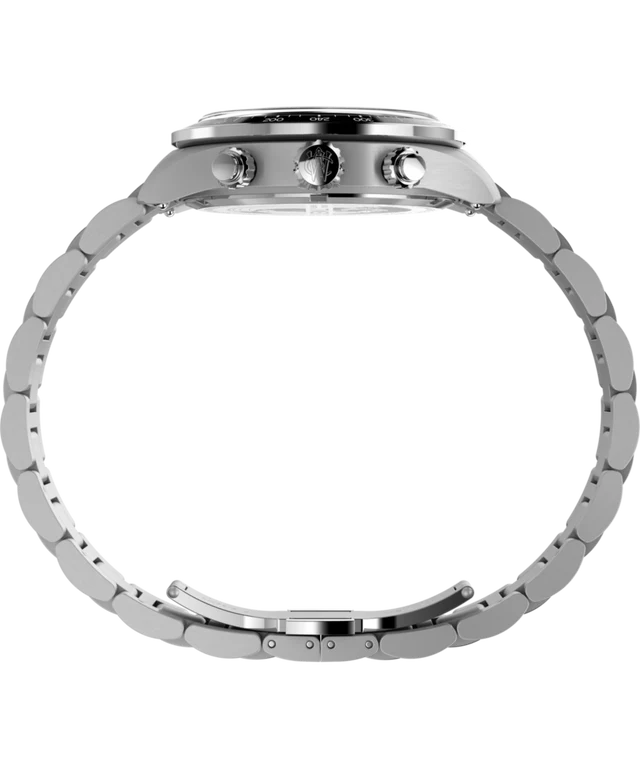 Waterbury Heritage Chronograph 39mm Stainless Steel Bracelet Watch TW2Y70500