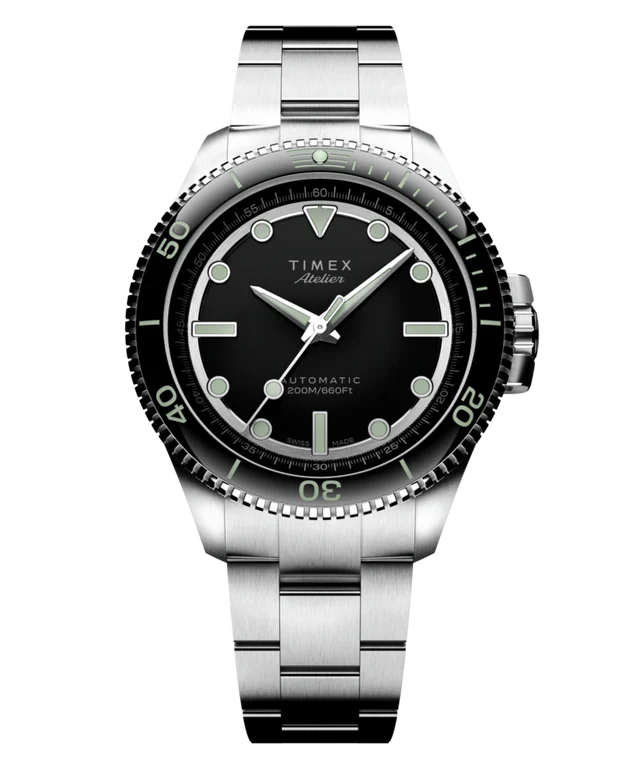 Timex Atelier Marine M1a  41mm Swiss Made Automatic Stainless Steel Bracelet