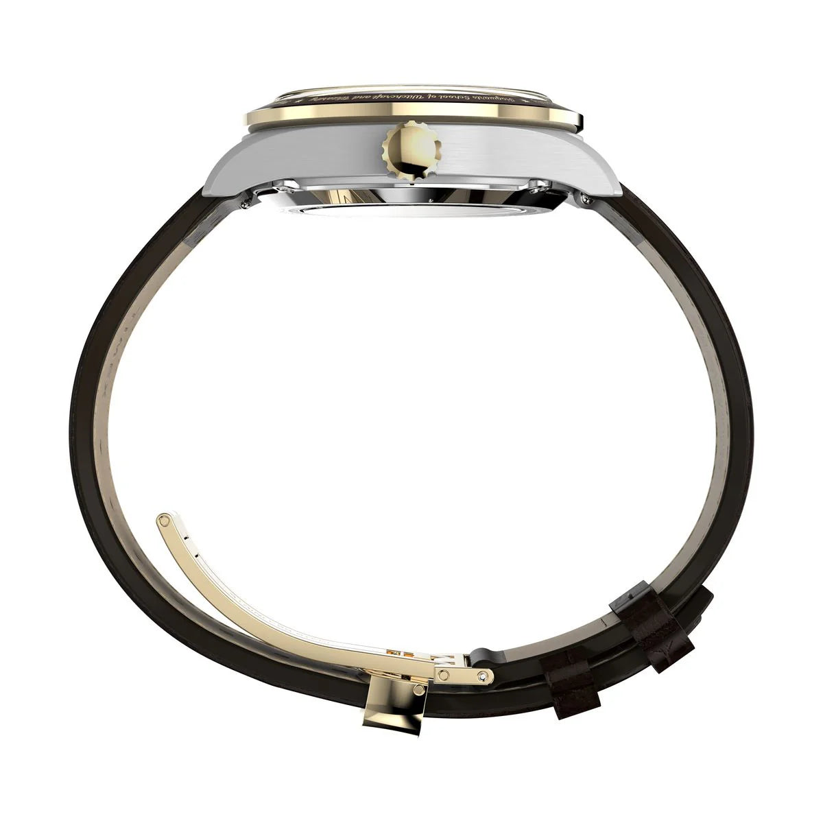 Timex Harry Potter x Timex Waterbury Skeleton Automatic 39mm Leather Strap Watch TW2Y75500X6