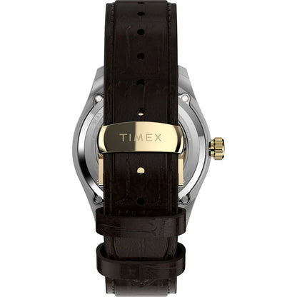 Timex Harry Potter x Timex Waterbury Skeleton Automatic 39mm Leather Strap Watch TW2Y75500X6