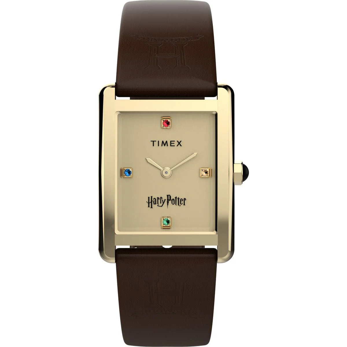 Timex Harry Potter x Timex Hailey Hogwarts 24mm Leather Strap Watch TW2Y75700X6