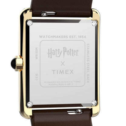 Timex Harry Potter x Timex Hailey Hogwarts 24mm Leather Strap Watch TW2Y75700X6