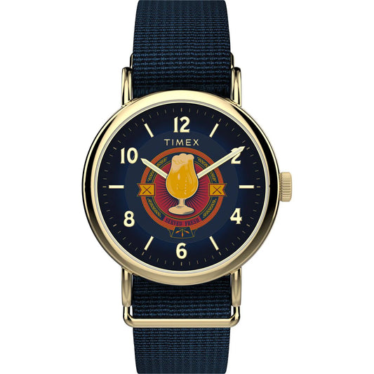 Timex Harry Potter x Timex Weekender Butterbeer 40mm Fabric Strap Watch TW2Y76100X6