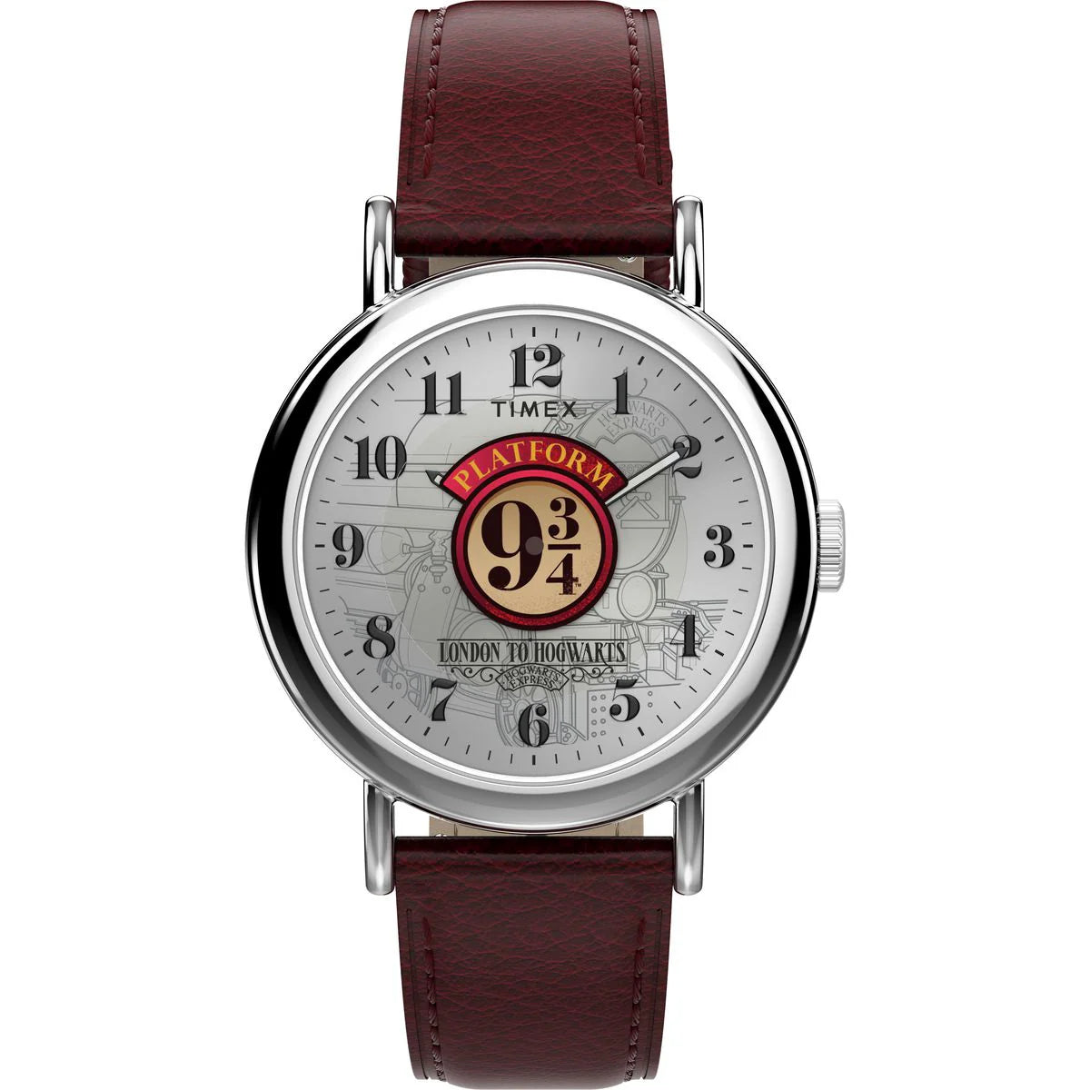 Timex Harry Potter x Timex Weekender Platform 9 3/4 37mm Leather Strap Watch TW2Y76200X6