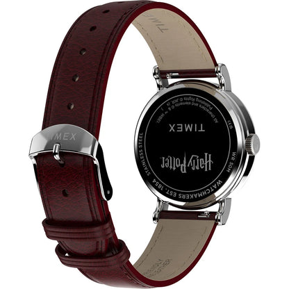 Timex Harry Potter x Timex Weekender Platform 9 3/4 37mm Leather Strap Watch TW2Y76200X6