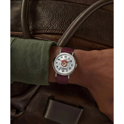 Timex Harry Potter x Timex Weekender Platform 9 3/4 37mm Leather Strap Watch TW2Y76200X6