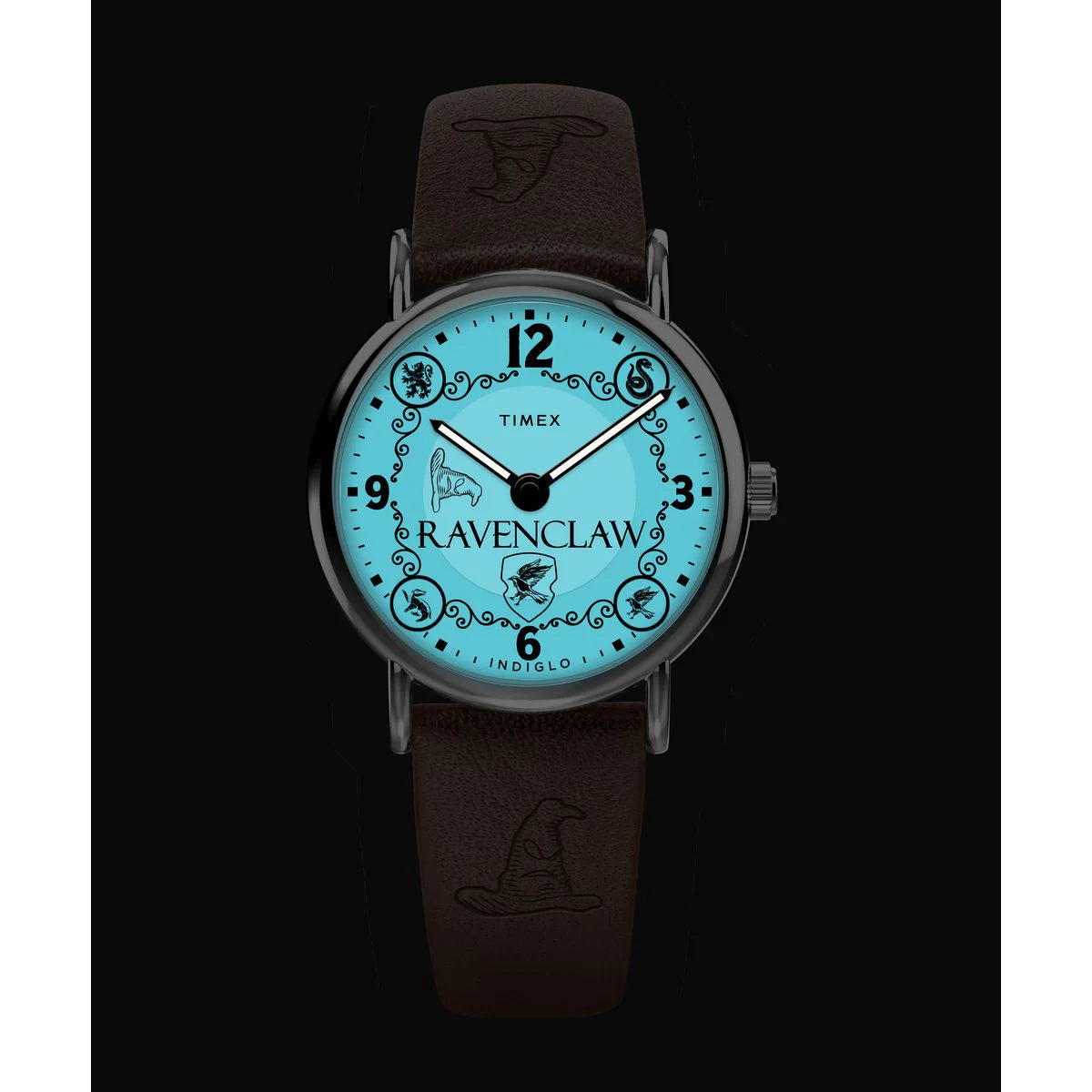 Timex Harry Potter x Timex Weekender Ravenclaw House 38mm Leather Strap Watch TW2Y76500X6
