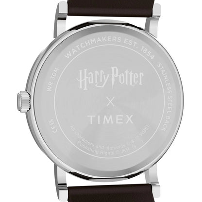 Timex Harry Potter x Timex Weekender Ravenclaw House 38mm Leather Strap Watch TW2Y76500X6