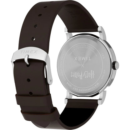 Timex Harry Potter x Timex Weekender Ravenclaw House 38mm Leather Strap Watch TW2Y76500X6