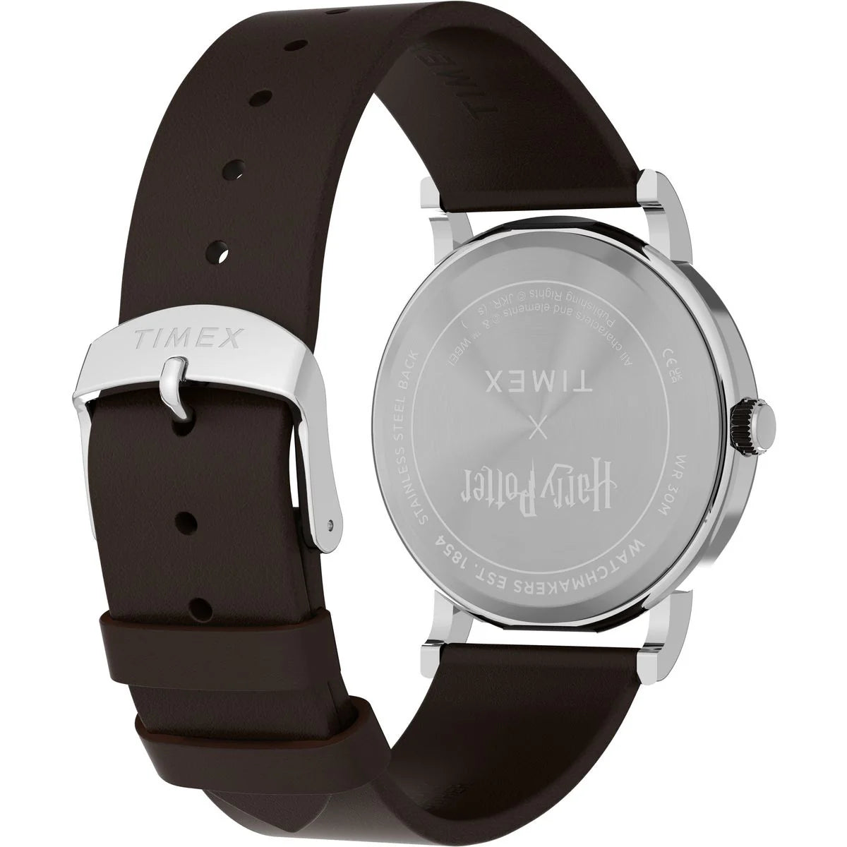 Timex Harry Potter x Timex Weekender Hufflepuff House 38mm Leather Strap Watch TW2Y76600X6