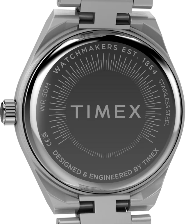 Q Timex® Continental Mini 24mm Stainless Steel Bracelet Watch TW2Y77400