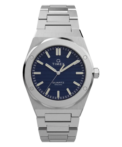 Q Timex Marbella 40.5mm Stainless Steel Bracelet Watch TW2Y81400
