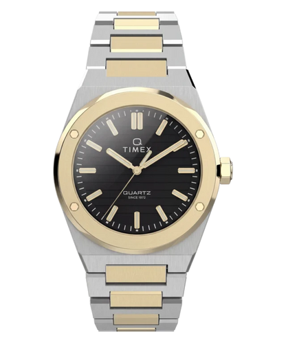 Q Timex Marbella 40.5mm Stainless Steel Bracelet Watch TW2Y81500