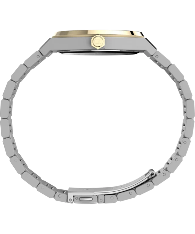 Q Timex Marbella 40.5mm Stainless Steel Bracelet Watch TW2Y81500