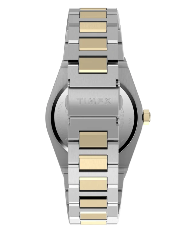 Q Timex Marbella 40.5mm Stainless Steel Bracelet Watch TW2Y81500
