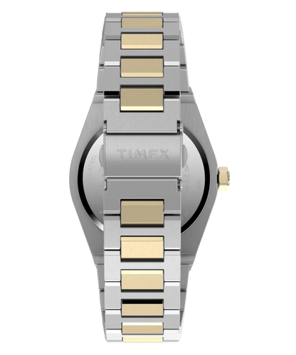 Q Timex Marbella 40.5mm Stainless Steel Bracelet Watch TW2Y81500