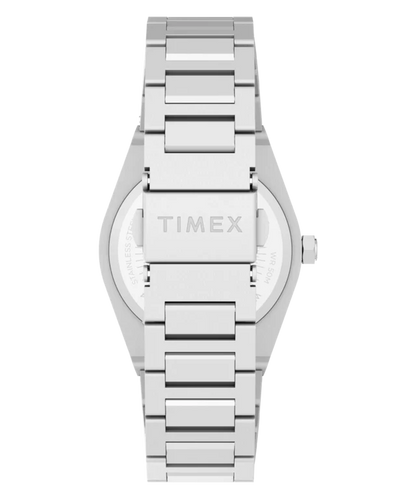 Q Timex Marbella 34mm Stainless Steel Bracelet Watch TW2Y81800