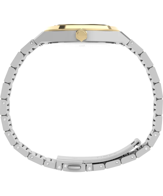 Q Timex Marbella 34mm Stainless Steel Bracelet Watch TW2Y81900