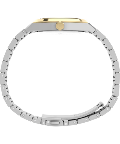 Q Timex Marbella 34mm Stainless Steel Bracelet Watch TW2Y81900