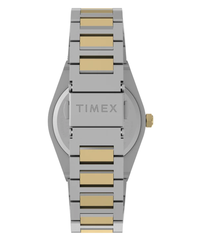 Q Timex Marbella 34mm Stainless Steel Bracelet Watch TW2Y81900